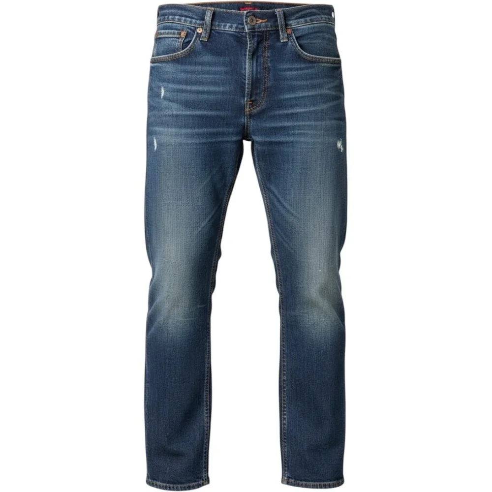 True Religion Mens Straight Leg Jeans Blue Medium Wash Made in USA Size 36